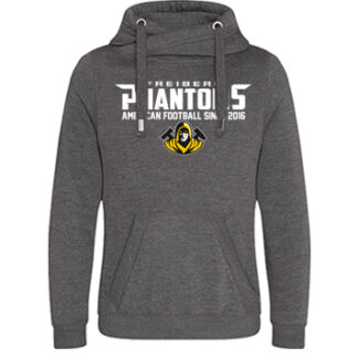 CROSS NECK HOODIE STAHLS